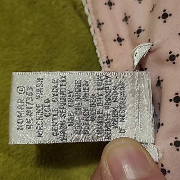 Aria Womens Nighttime Mid Button Down Pink Black 60% Cotton 40% Polyester Large - Picture 5 of 6